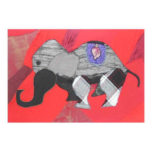 Patchwork Elephant Picture